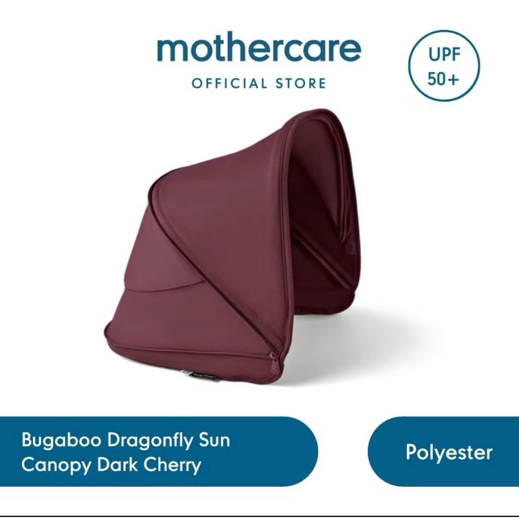 BUGABOO DRAGONFLY SUN CANOPY DARK CHERRY WITH BOX PRELOVED