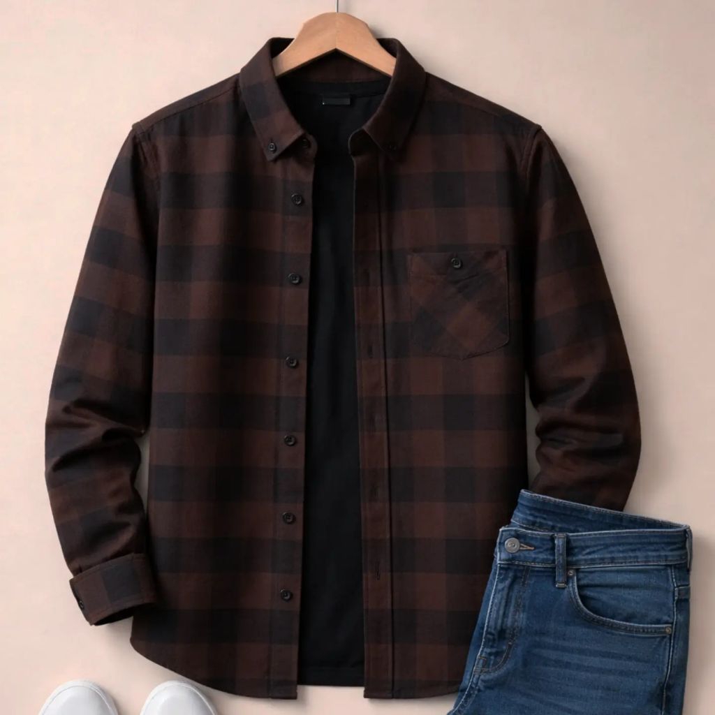 Kemeja Flanel F2D Bahan semi wool premium lengan panjang/flanel/flanel pria/veterano/flanel panjang/