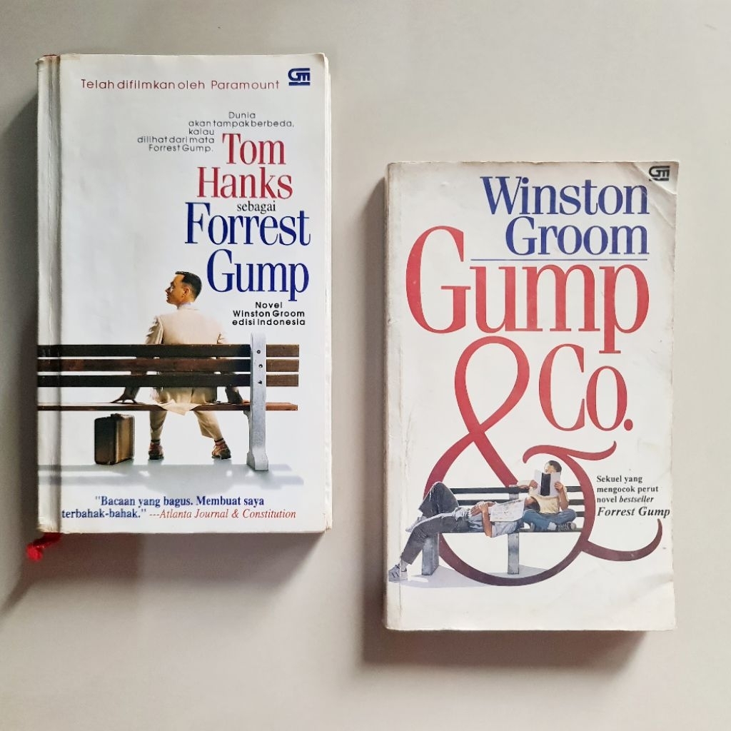 Buku Novel Winston Groom — Forrest Gump & Gump & Co.