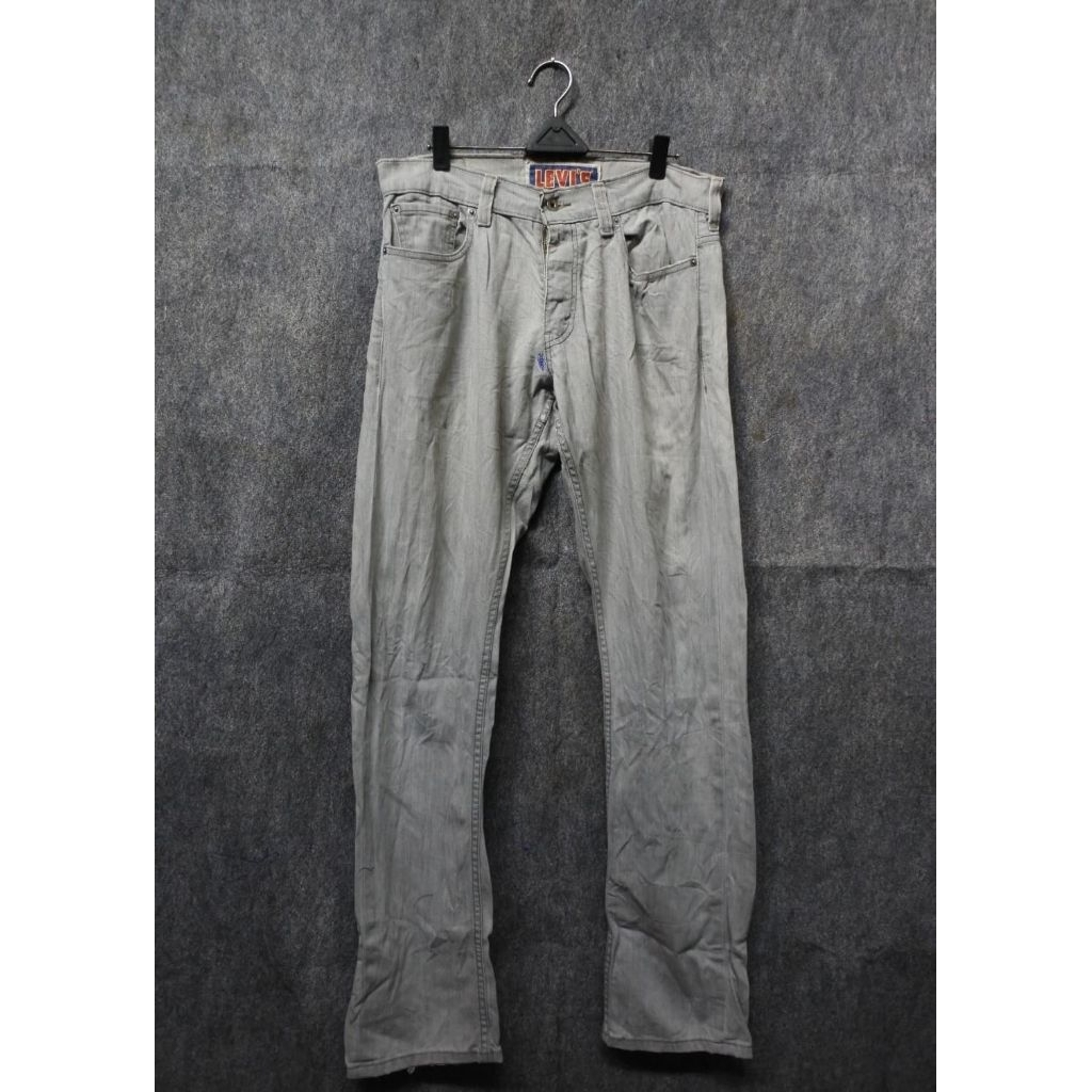 Celana Jeans Levi’s skinny 511 DEFECT Original Vintage second preloved grey