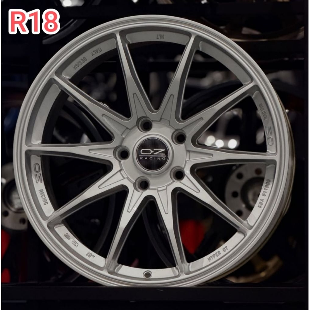 Velg OZ Hyper GT R18 Silver 5x114