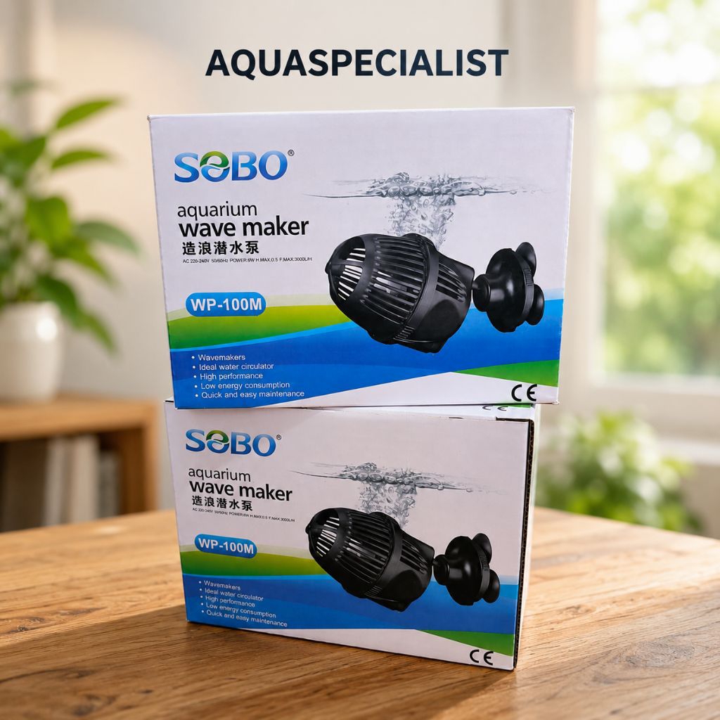 SOBO WP-100M Aquarium Wavemaker 3000L/H Pompa Arus Aquarium Wave Maker Air Laut Air Tawar Hemat List
