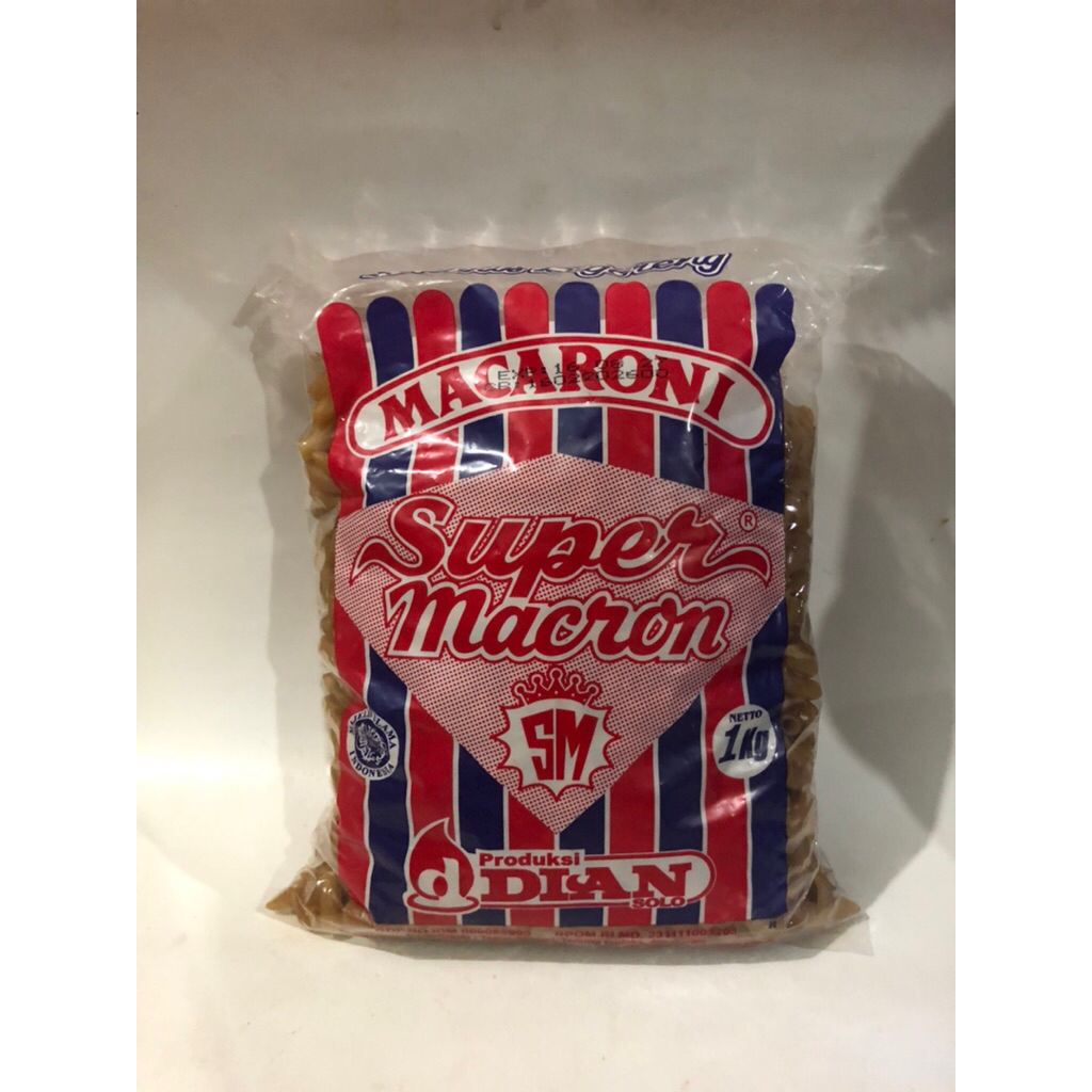 1 kg Makaroni Goreng Kerupuk Super Macrom 5M - Gurih dan Renyah, Ideal untuk Camilan
