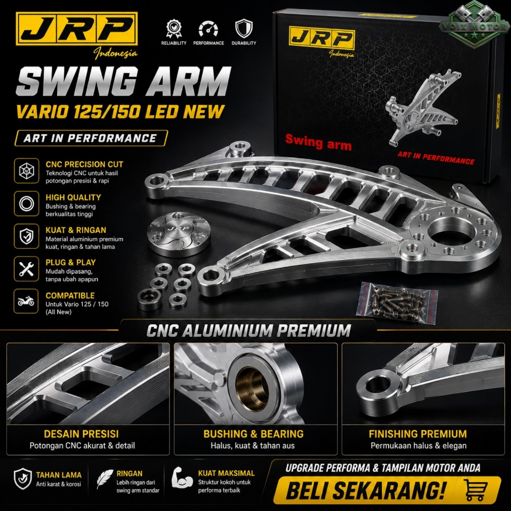 Swing Arm JRP Racing Vario 125 150 Led New Full CNC PNP Swing Arm Vario Swing Arm JRP