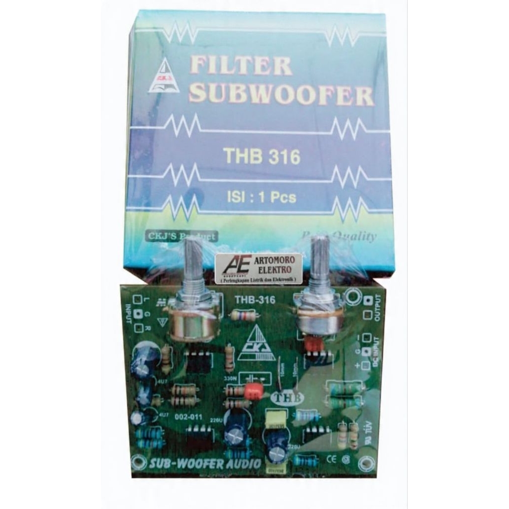 Kit Filter Subwoofer 2 Potensio,CKJ THB 316