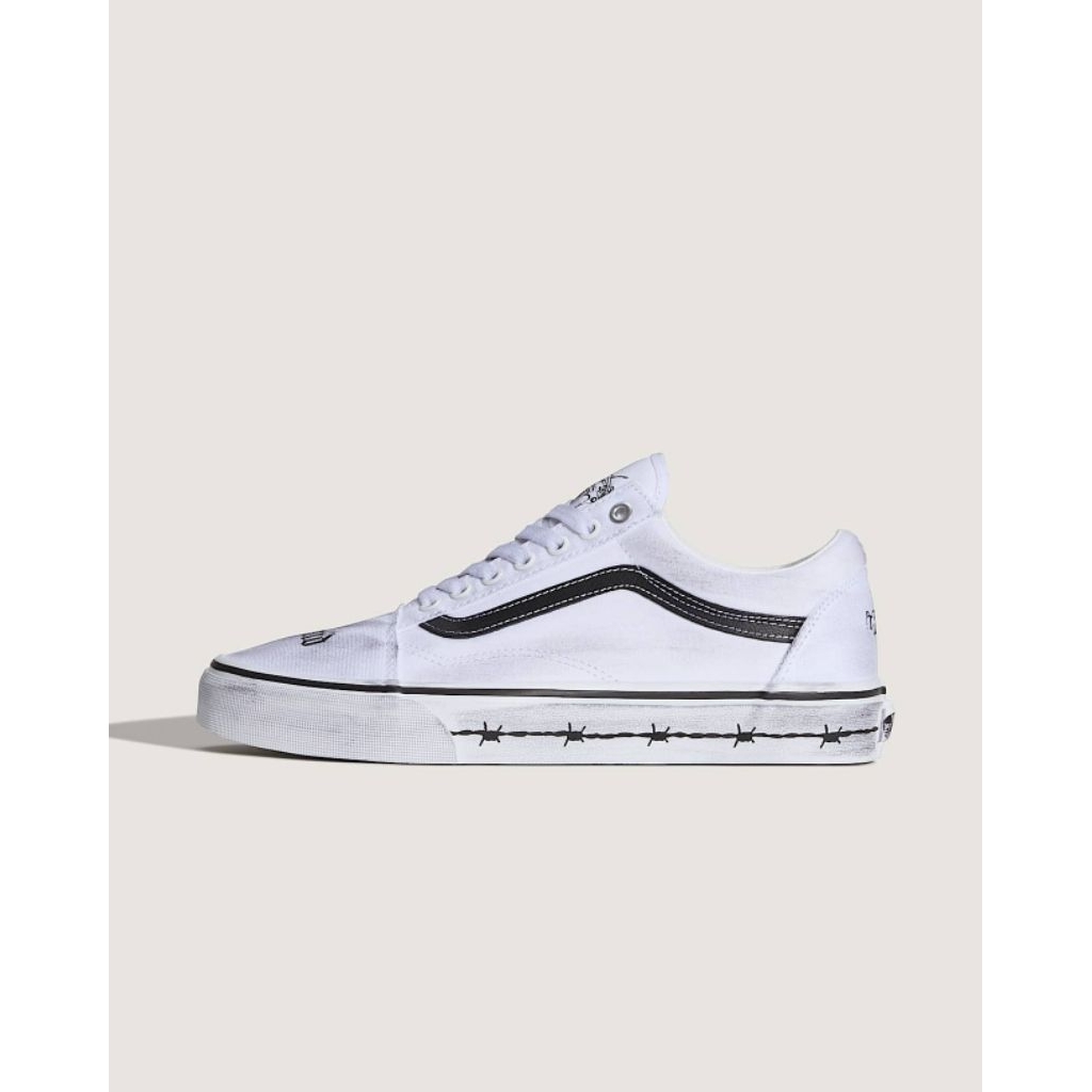 VANS MEN'S SHOES - VANS x TRAVIS BARKER OLD SKOOL SHOES - WHITE