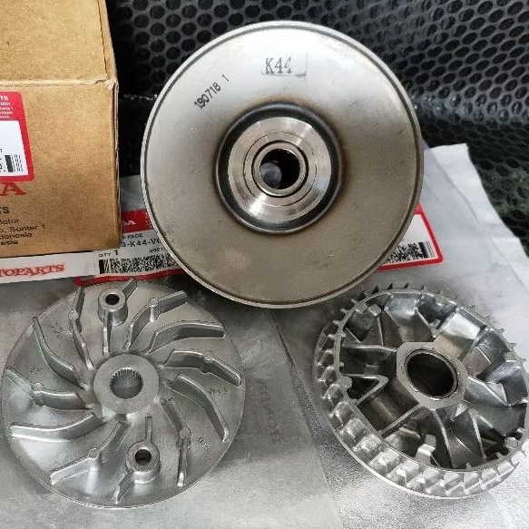 Pully only plus Kampas Ganda K44+Rumah roller only+kipas Beat esp Beat pop Beat street Scoopy esp Sc