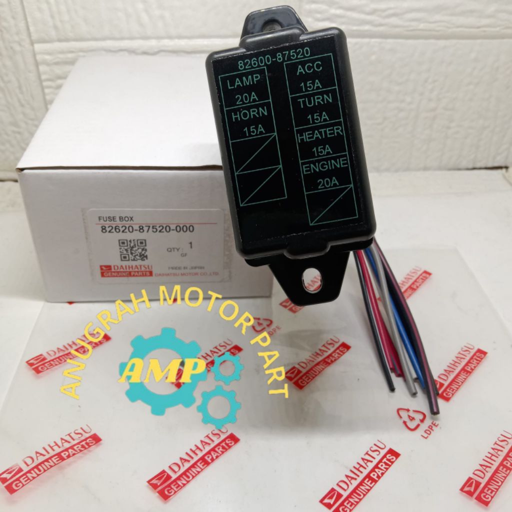 box sekring fuse box Daihatsu espass S89 zebra 1.3