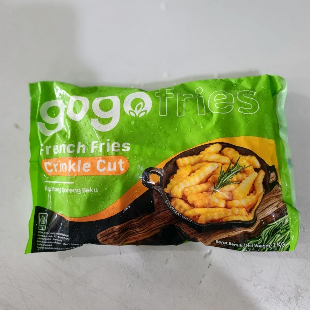 Kentang Goreng Beku Gogo Crinkle Cut 1kg - Crinkle Cut