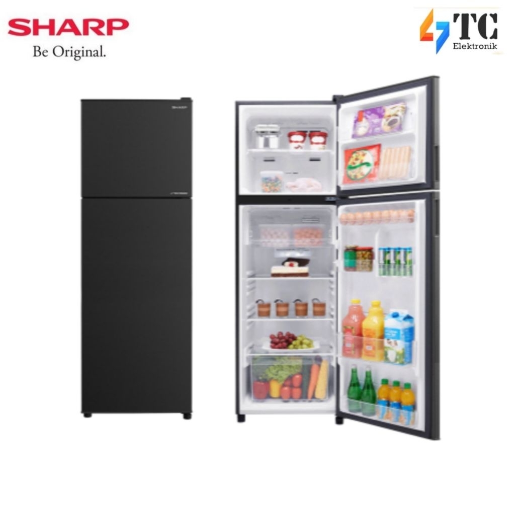 KULKAS SHARP SJ-326SI-GK SHINE J-TECH INVERTER