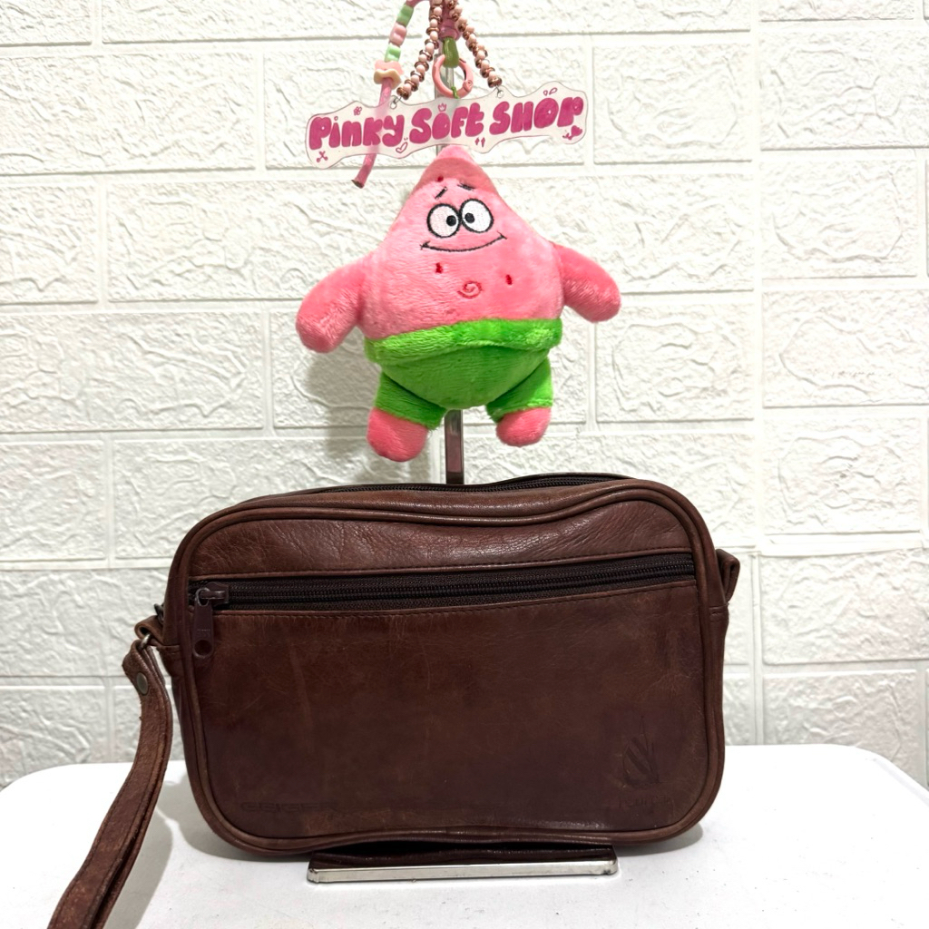 clutch nautica. clutch prelop. clutch coklat