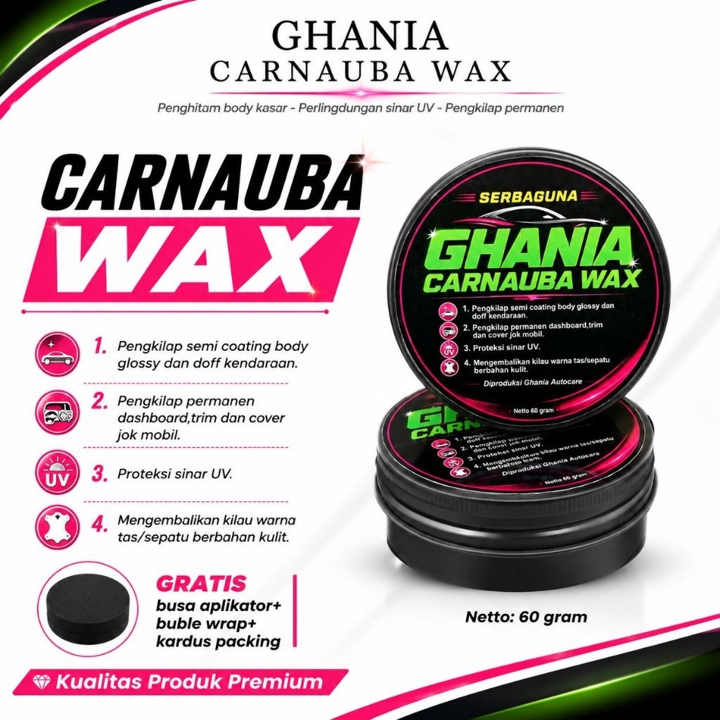 Carnauba Wax Polish | Ghania Carnauba Wax | Carnauba Wax