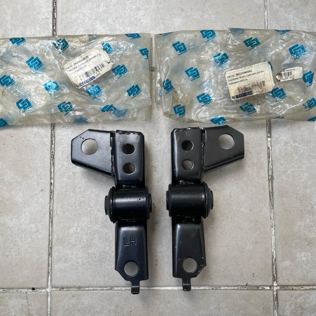BUSHING LOWER ARM BESAR KARET SAYAP BAWAH DEPAN + BREKET TIMOR S515 S515i KIA SEPHIA 1993-2000 CAR D