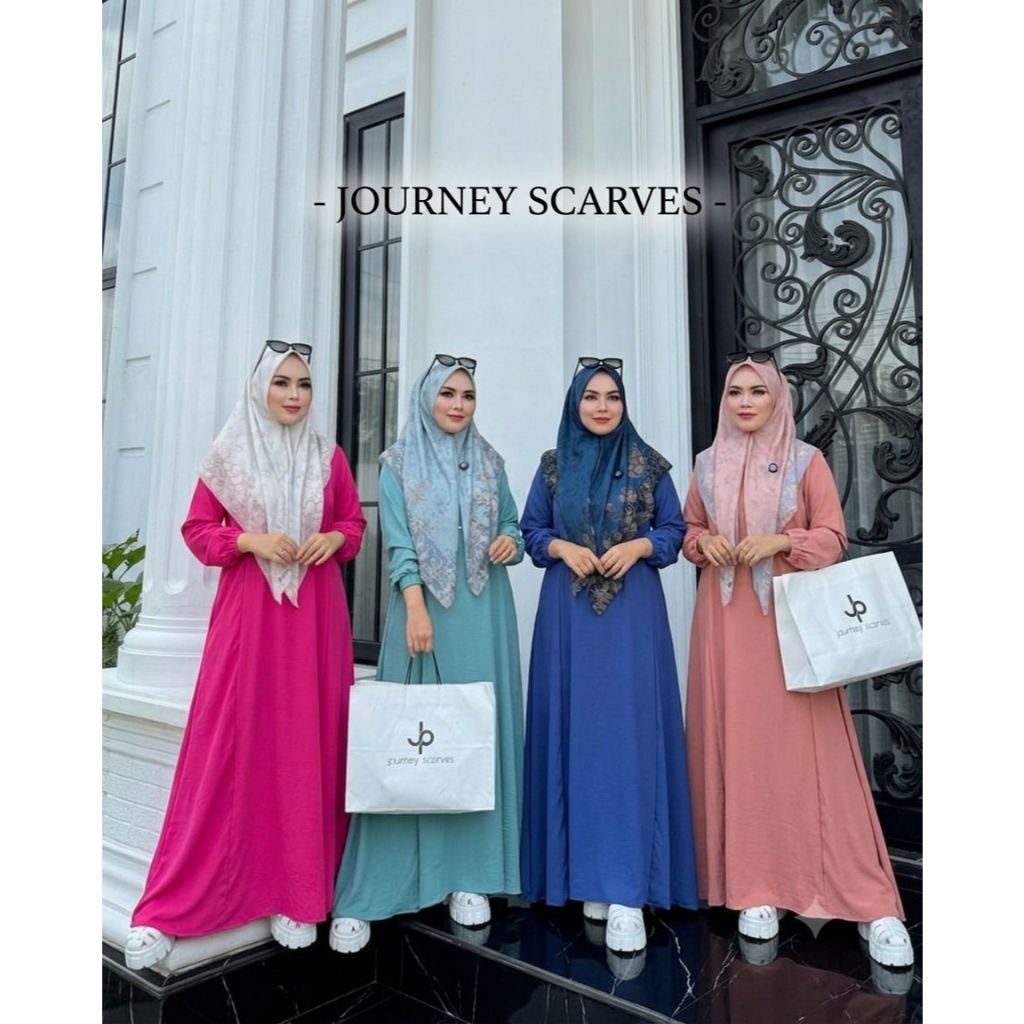 Mocca Dress Journey Original Gamis Terbaru