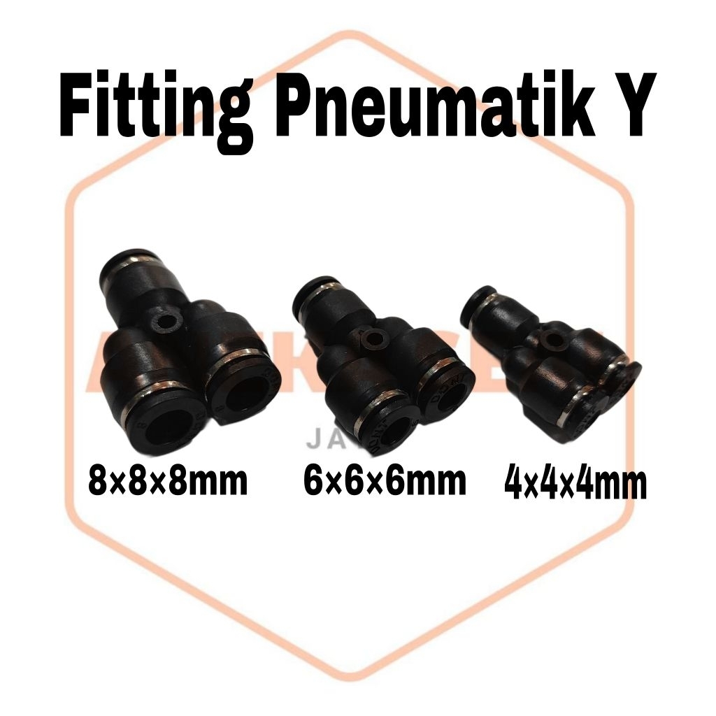 Fitting Pneumatik Y