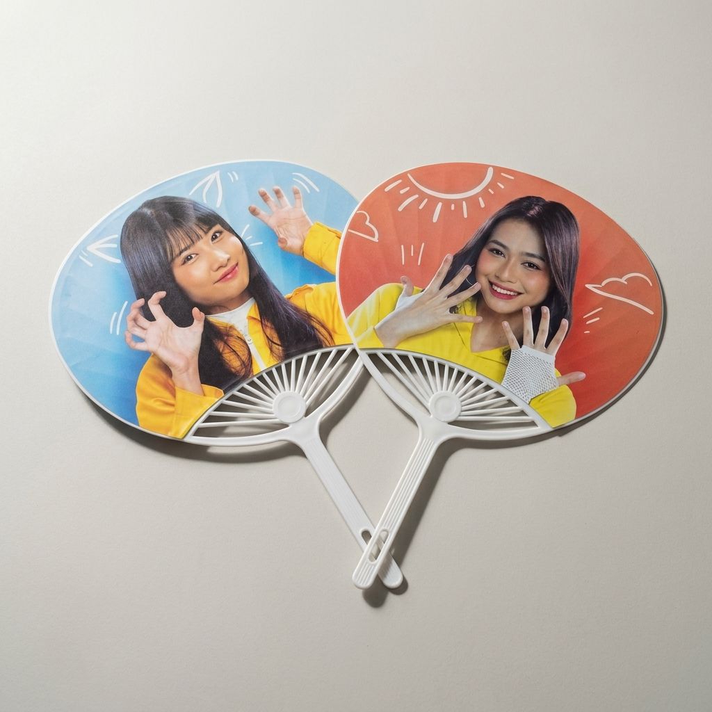 Merchandise Official Jkt48 x Japota Event Limited Edition Kipas (Uchiwa), ganci