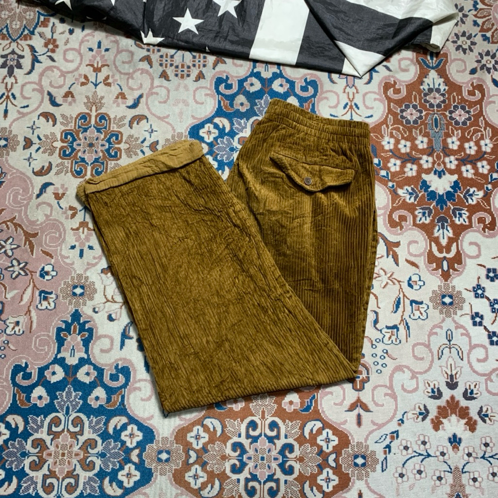 CORDUROY PANTS GU REGULAR FIT