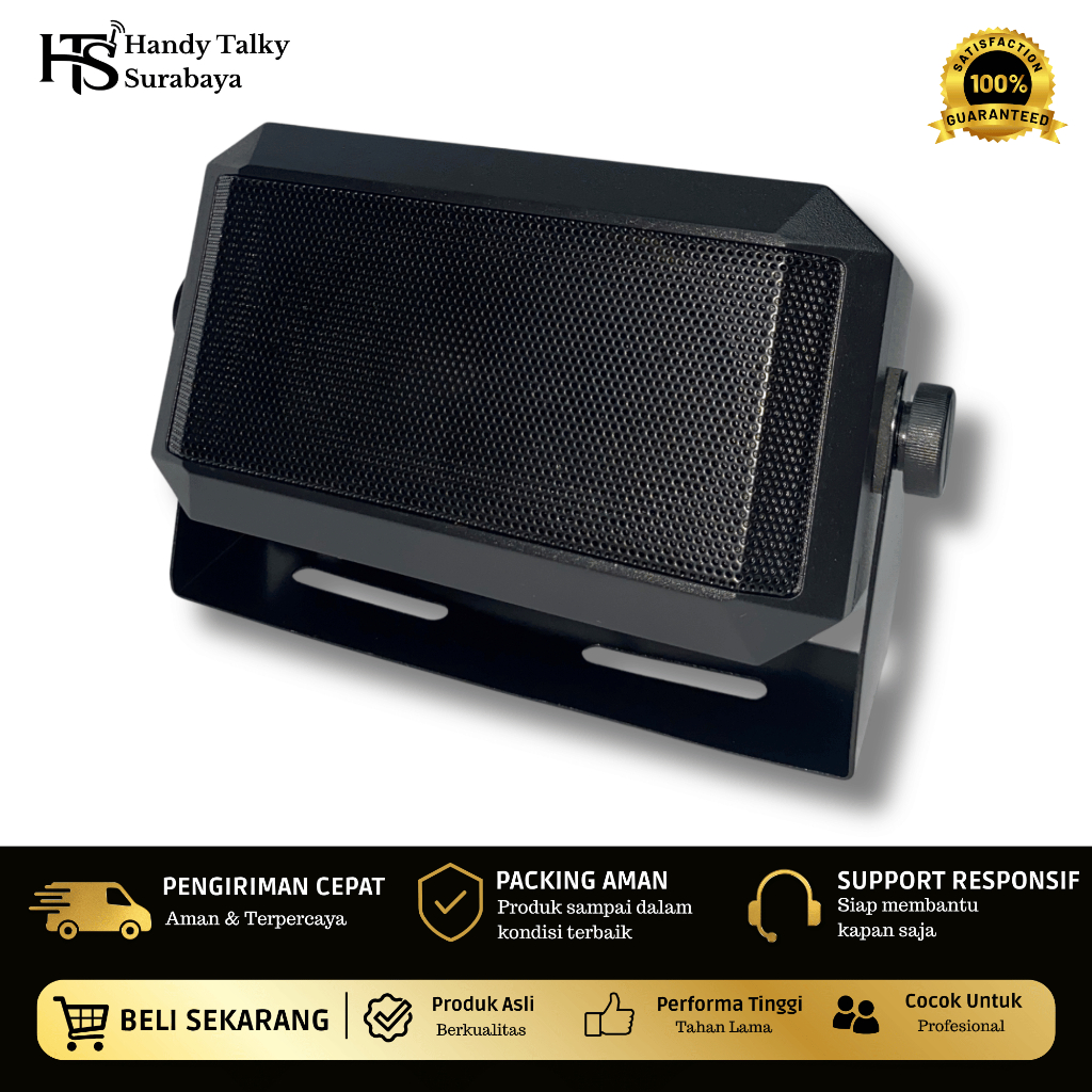 SPEAKER SP-50 EXTERNAL SPEAKER HT RIG KENWOOD YAESU ICOM ALINCO SEPEAKER SP 50 SPEAKER EXTERNAL
