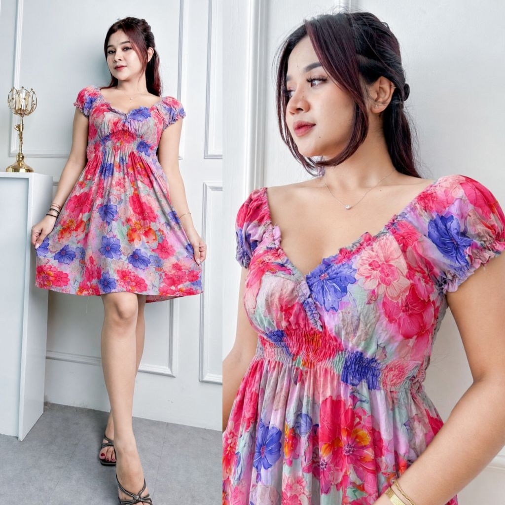 Daster Sexy Lindy Rayon Premium /Daster  Rayon Premium/Daster Mini Lindy
