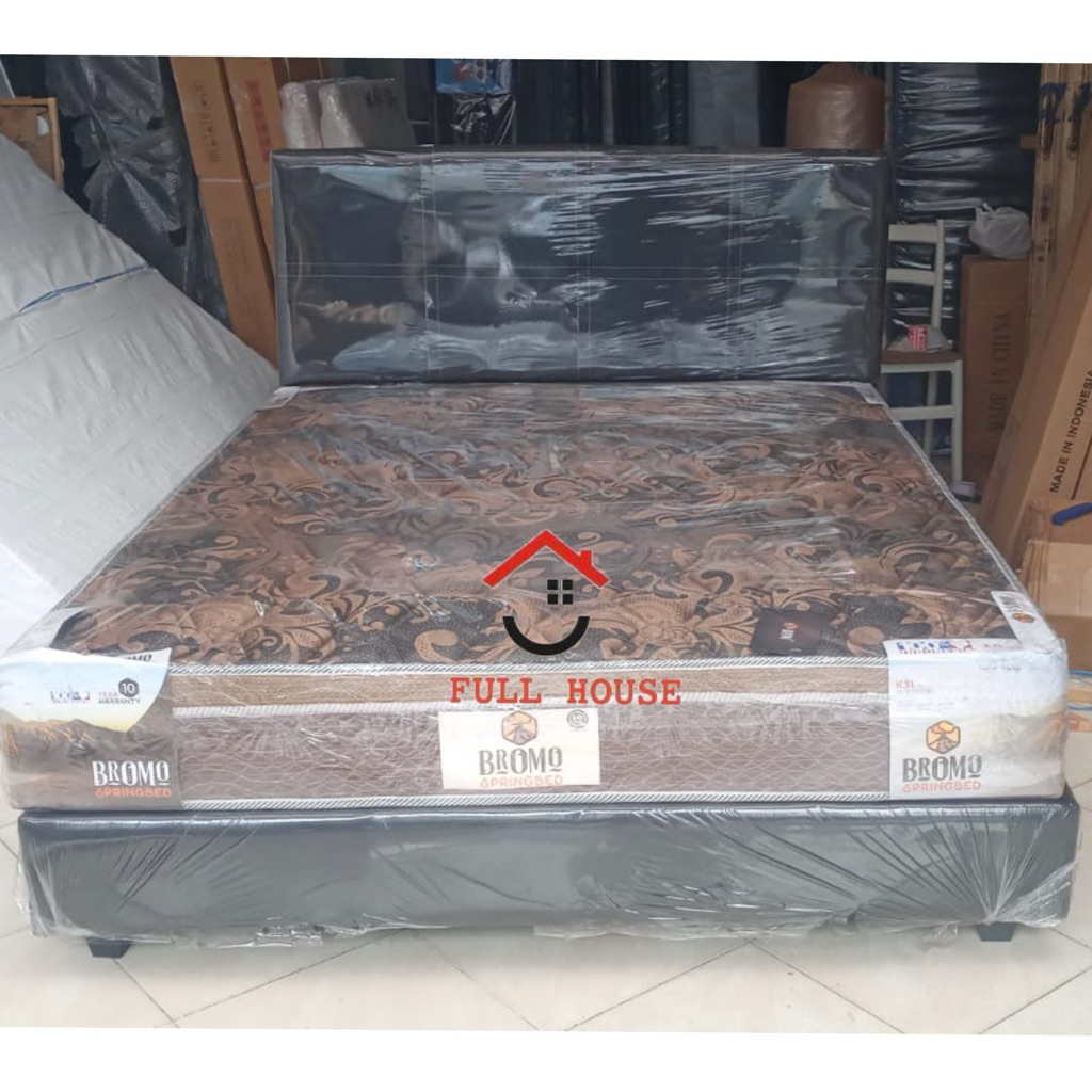 (fullhouse furniture) set kasur tempat tidur springbed mr coil bromo star termurah