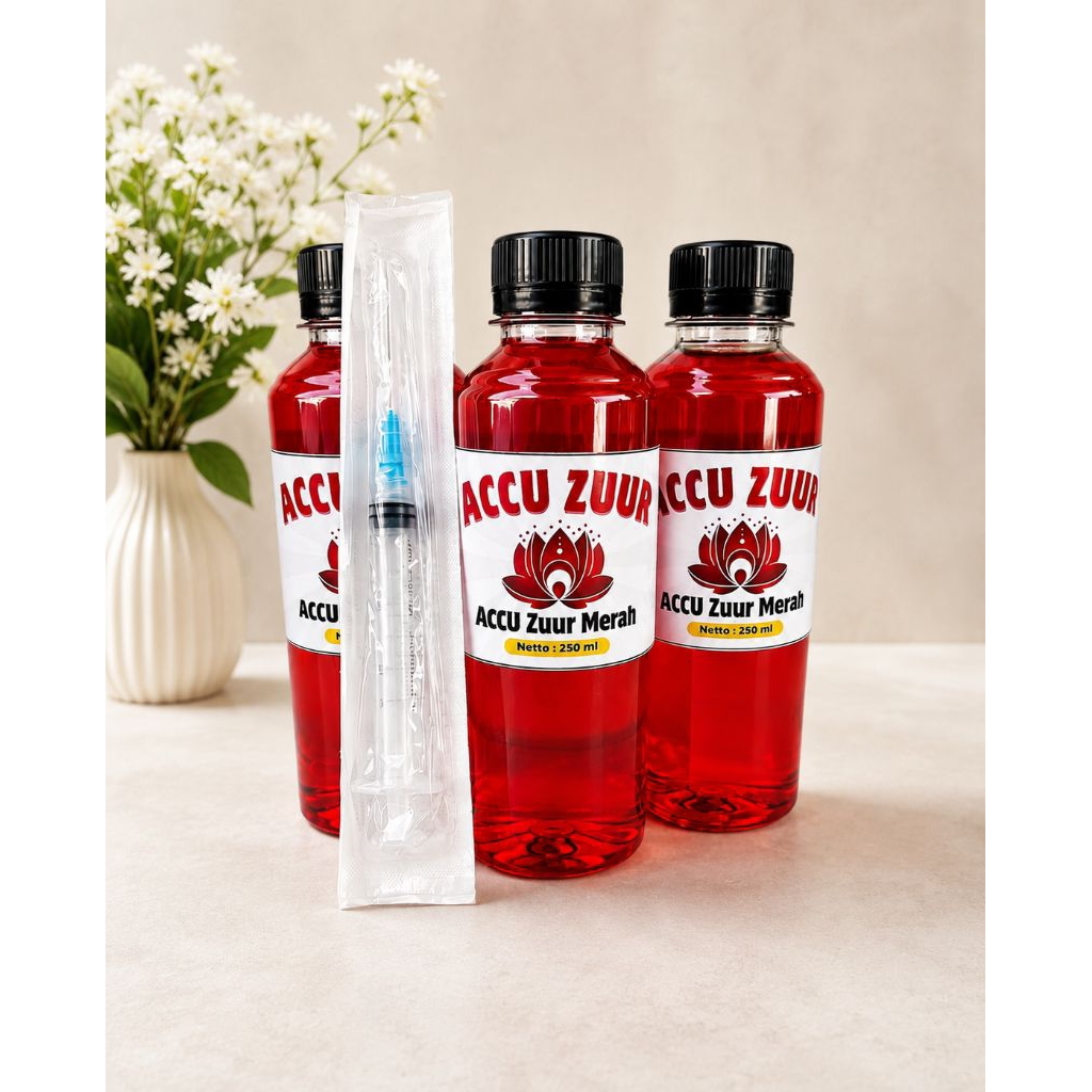 AIR AKI ZUUR MERAH UNTUK AKI KERING/BASAH