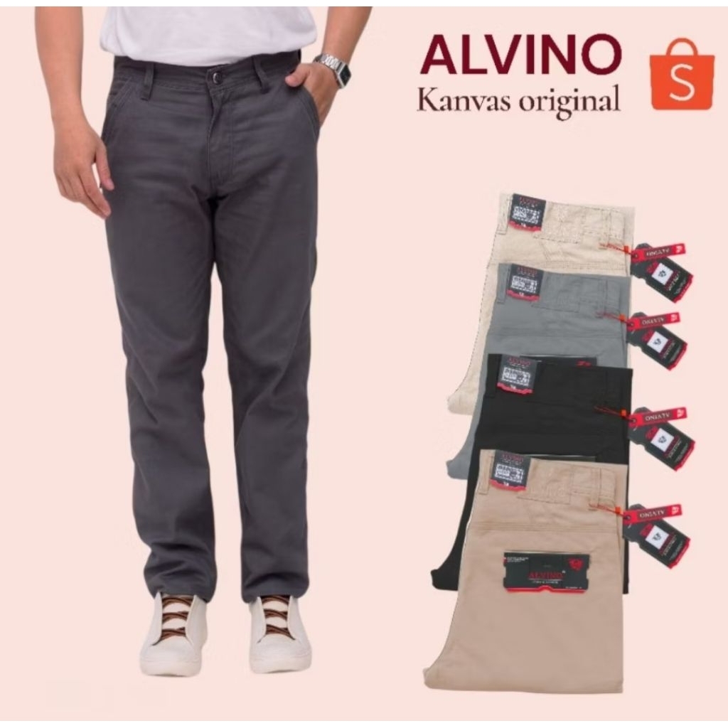 ALVINO-Celana Kanvas Alvino Original