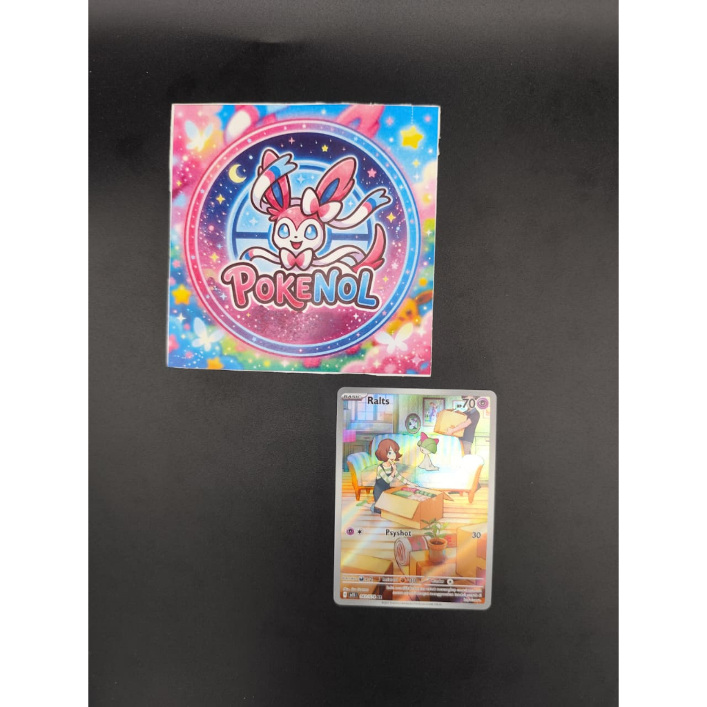 Kartu Pokemon TCG Ralts AR 083/078 Bahasa Indonesia