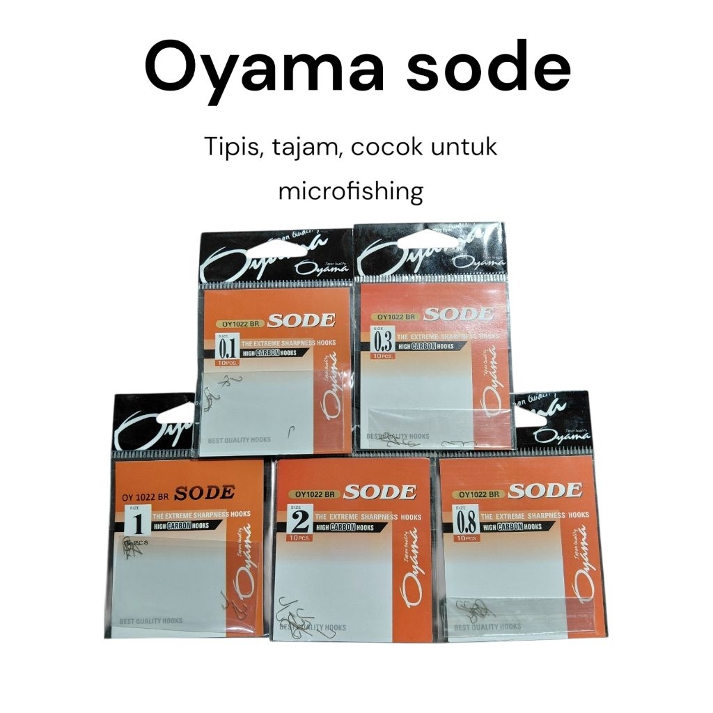 kail oyama sode 1022 || gepeng || kawat tipis || tajam || cocok untuk microfishing
