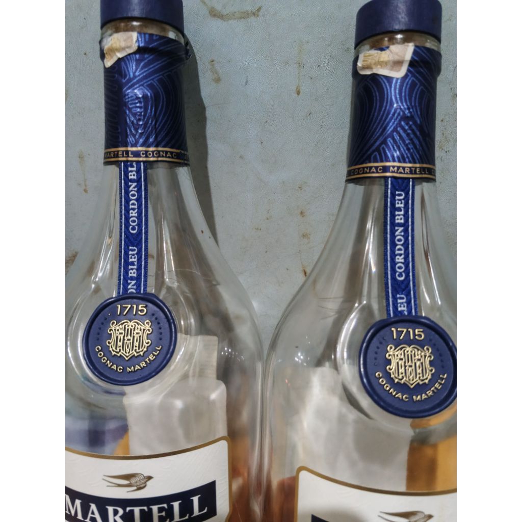 botol kosong Martel Cordon blue