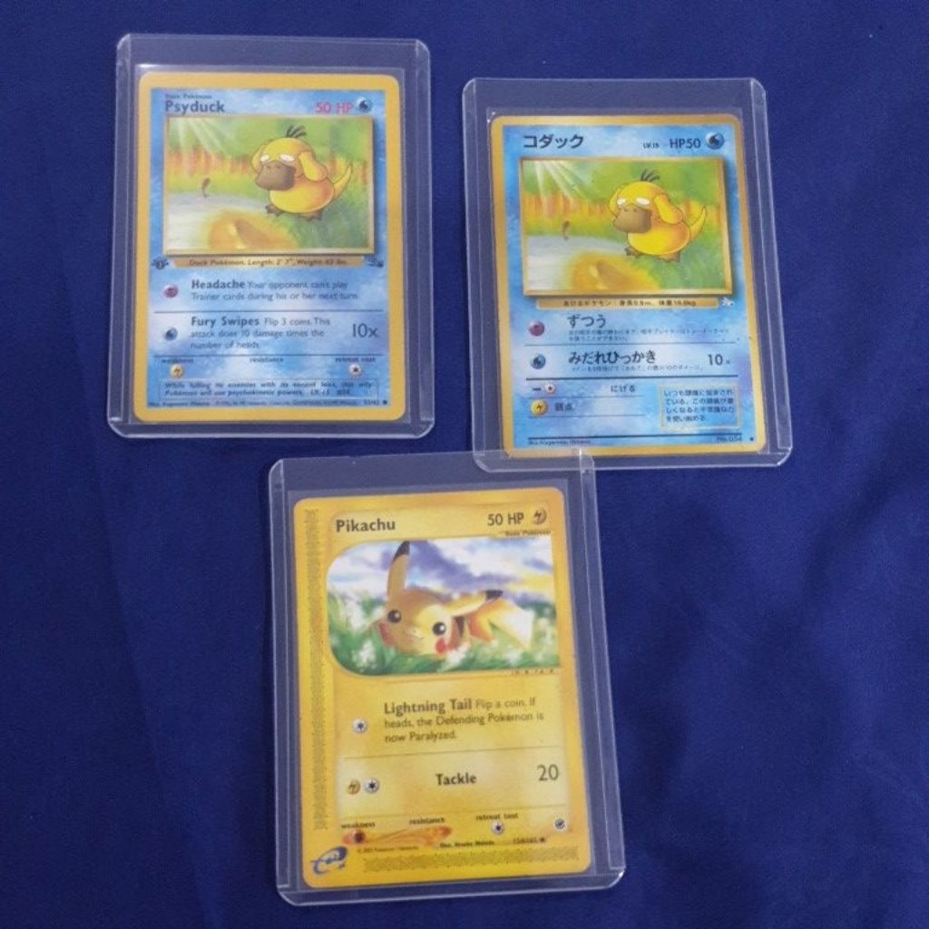 kartuPokemonPsyduck Pikachu