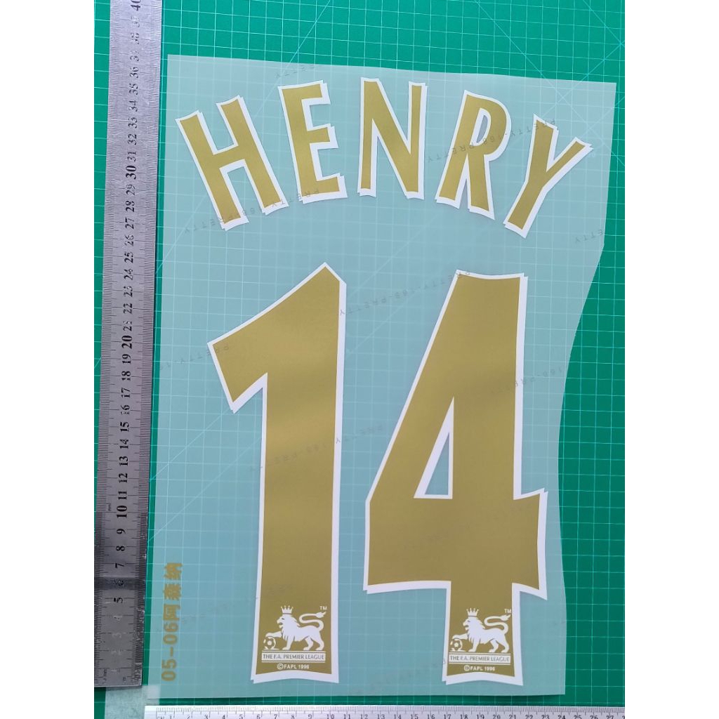 [NAMESET HK] HENRY EPL GOLD 2005 2006