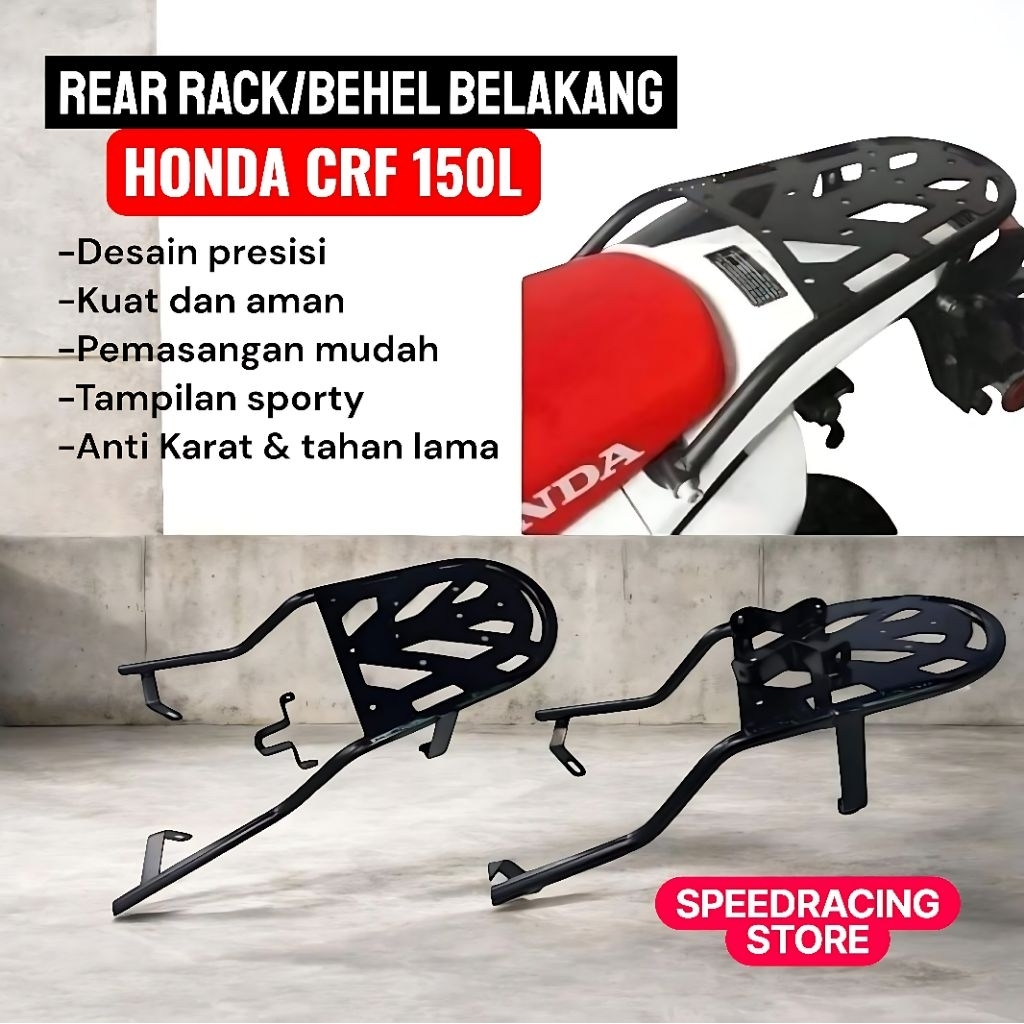 rear rack crf 150 l,behel crf 150 l belakang