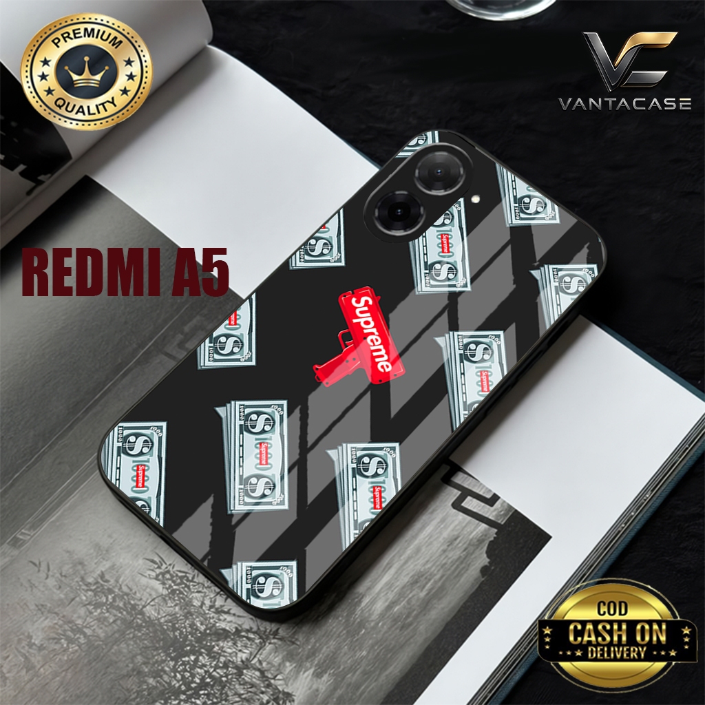 CASE SILIKON PREMIUM BAHAN GLOSSY MOTIF SUPREME UNTUK REDMI A1/A2/A3/A4/A5 DAN REDMI 9/9A/9C/9T DAN 