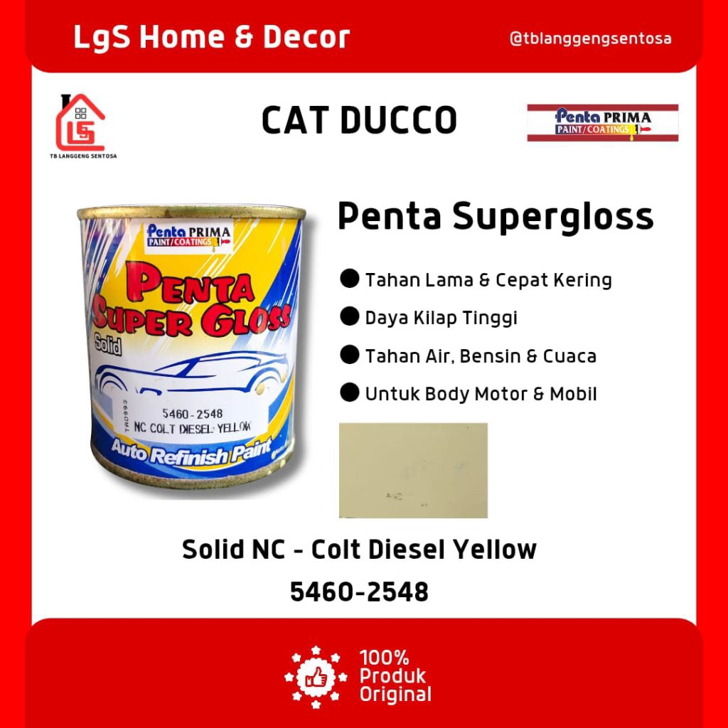 Cat Penta Super Gloss - Colt Diesel Yellow 5460-2548