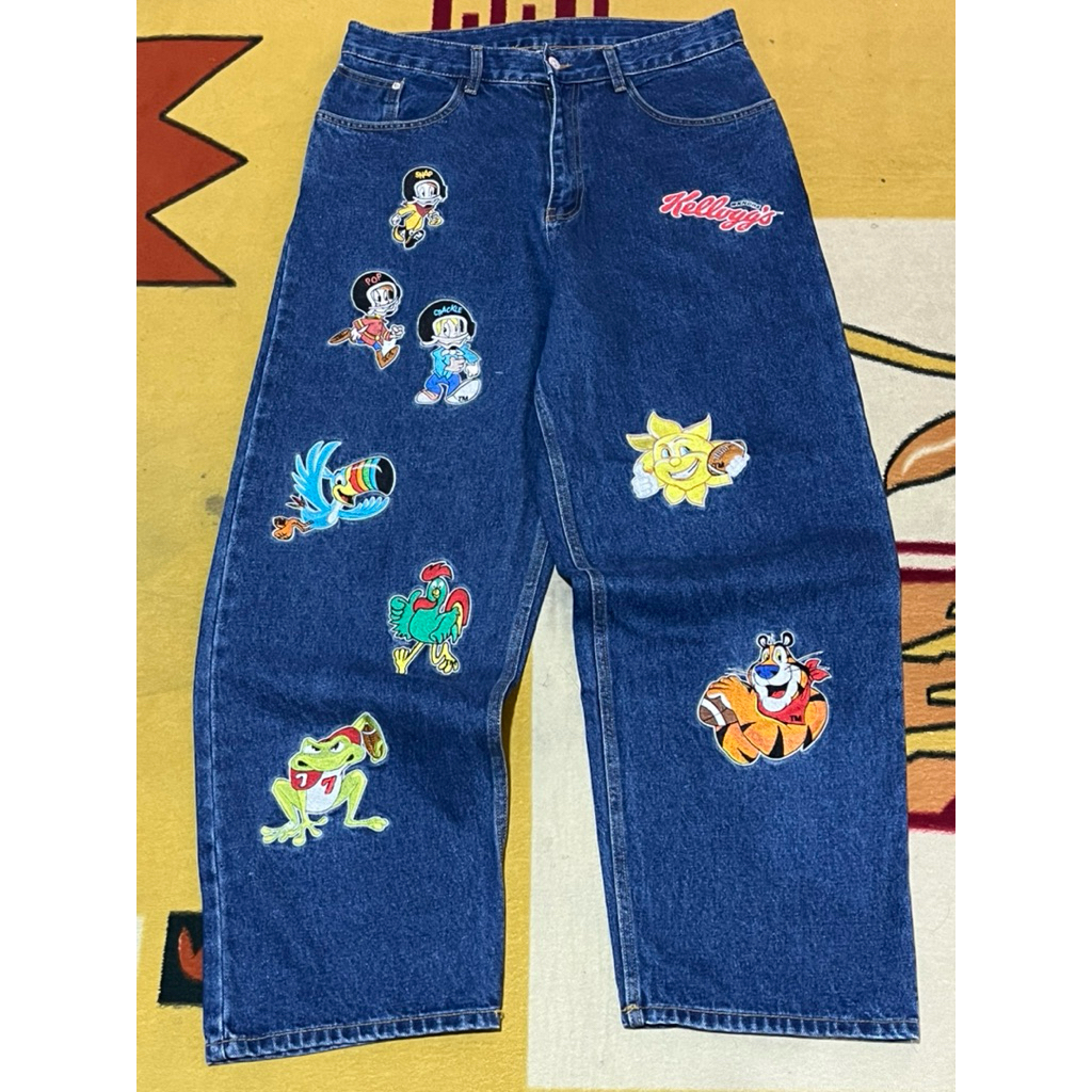 celana jeans brended WKNDRS