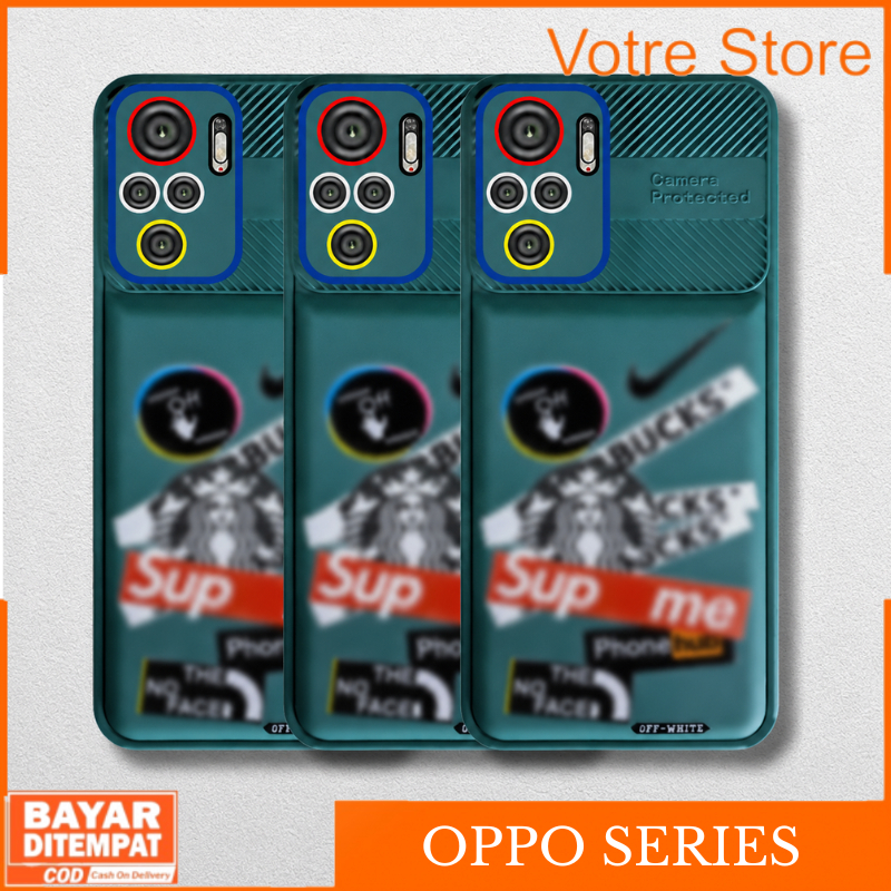 Case Oppo A16 A16S A1K C1 A3S A5S A5 A7 A9 2020 A11K A12 A17 A54 4G F9 Casing Softcase Cover Lensa K