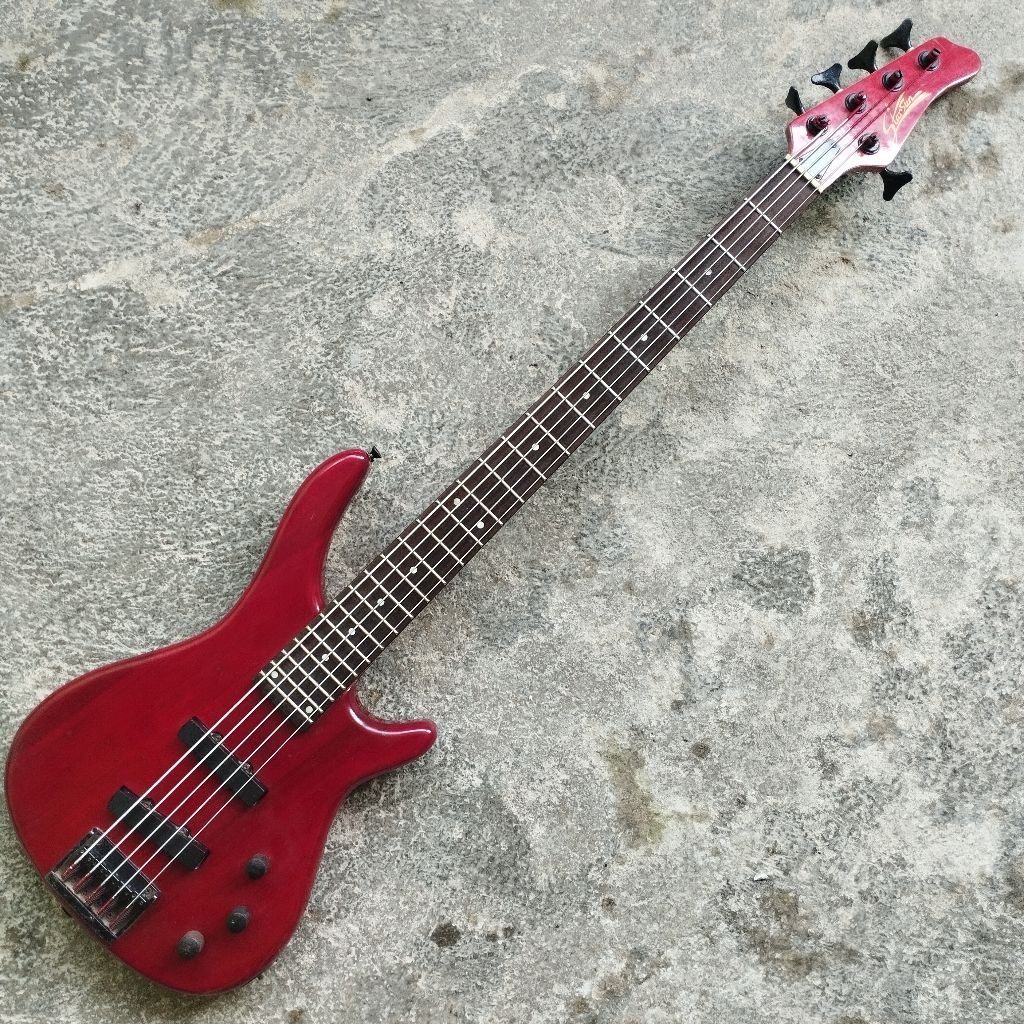 GITAR BASS ORIGINAL STARSUN 5 STRING DAN GITAR GILLMORE CUSTOME FR SECOND MURAH
