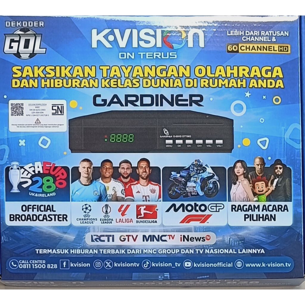 receiver k-vision GOL Gardiner ottimo G-88 HD