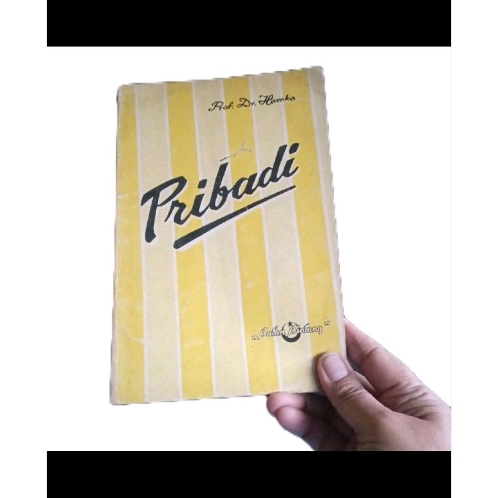 Buku Original Pribadi Prof. Dr. Hamka Tahun 1978 Diterbitkan Bulan Bintang Jakarta