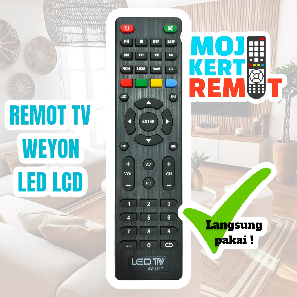 REMOTE TV WEYON LCD LED SAKURAA