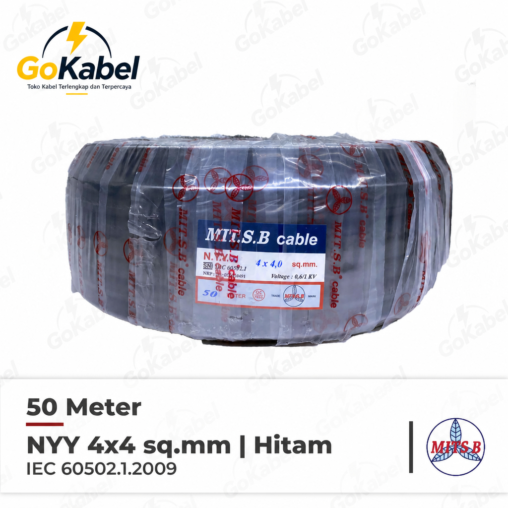 KABEL TUNGGAL MITSUBA NYY 4x4 (50M)