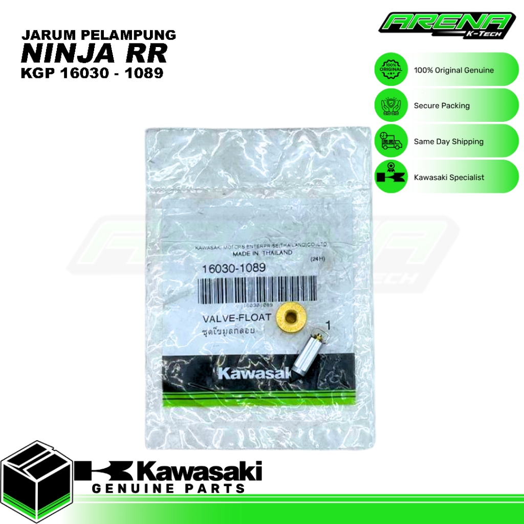 Jarum Pelampung Ninja RR Kawasaki Genuine Parts KGP 16030-1089 Made In Thailand