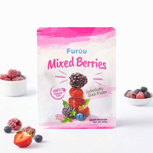 FUROU IQF MIXED BERRIES 450 GRAM