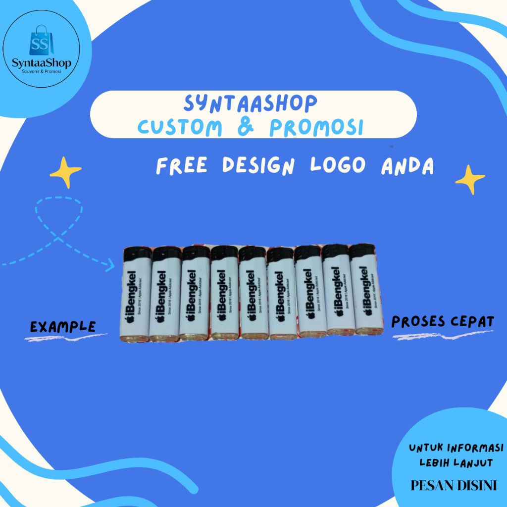 Sablon Korek Api | Korek Api Custom | Souvenir Korek