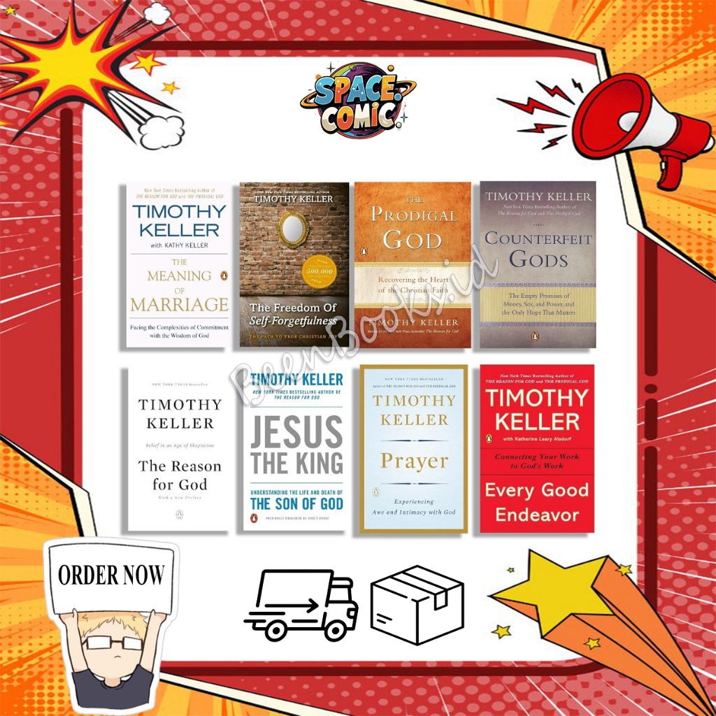The Meaning of Marriage | Jesus the King | Counterfeit Gods by Timothy Keller - beenbooks.id