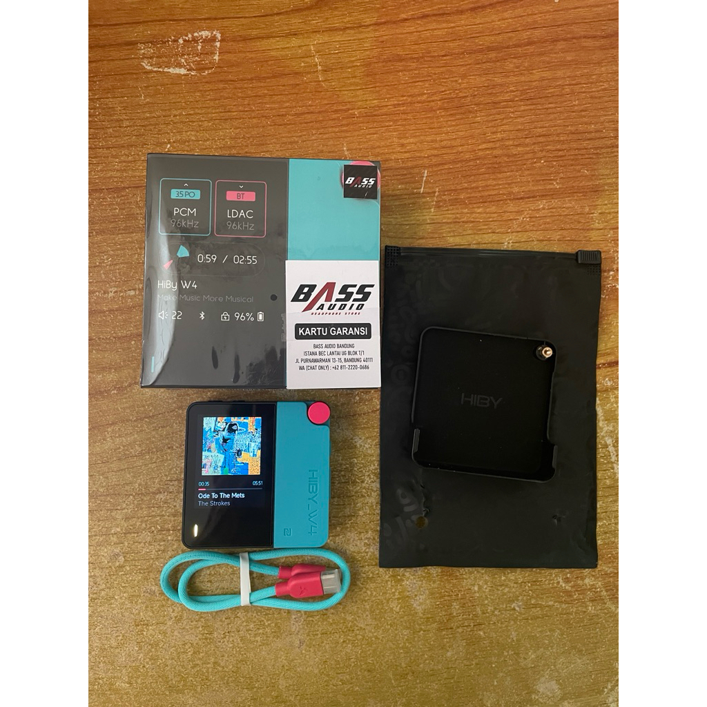 HiBy W4 DAC/Amplifier Bluetooth Portabel Dual CS43198 4.4mm 3.5mm