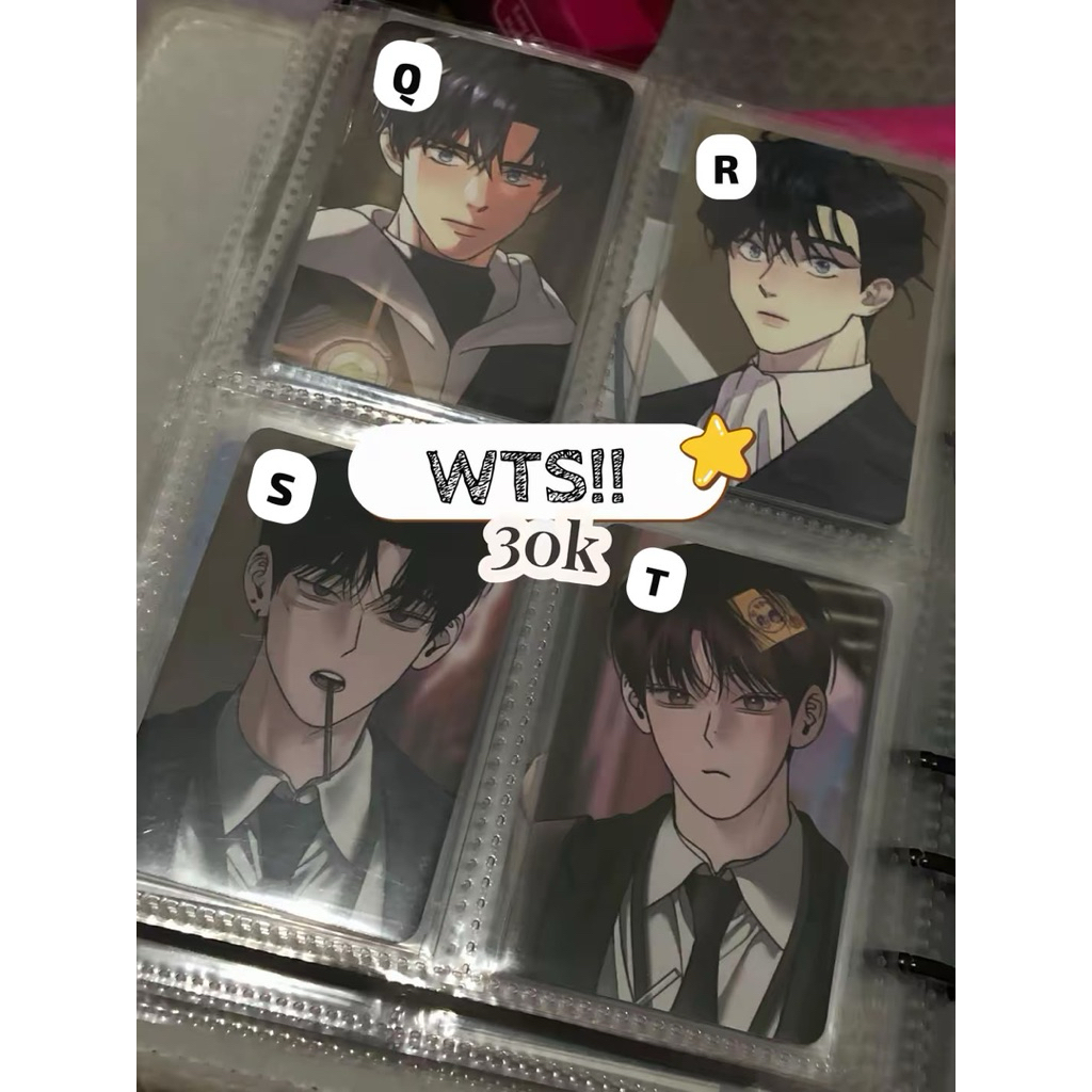 PHOTOCARD MANHWA BL DAN MERCH LAINNYA OFFICIAL