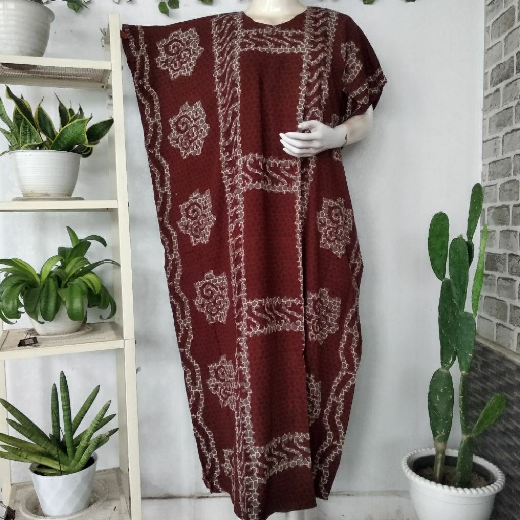 Daster Huza Original (Ld140,Pb136) Longdress Lowo Resleting