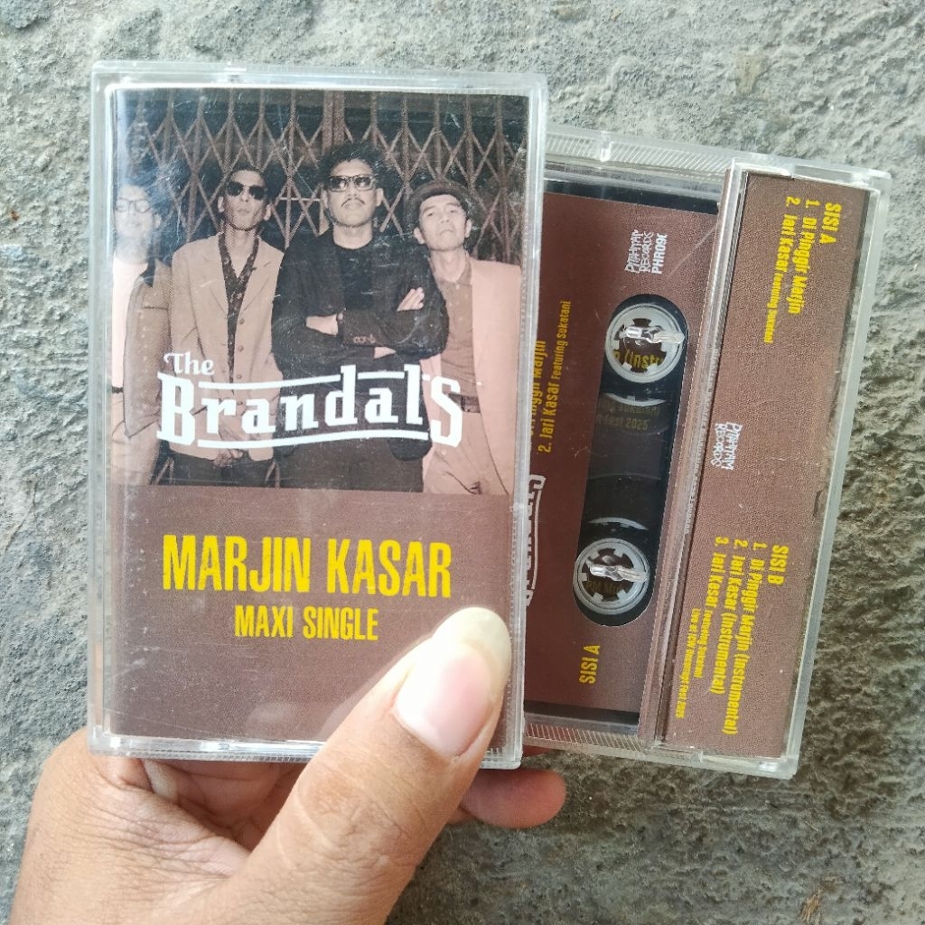 Kaset Pita The Brandals - Marjin Kasar (Maxi Single)