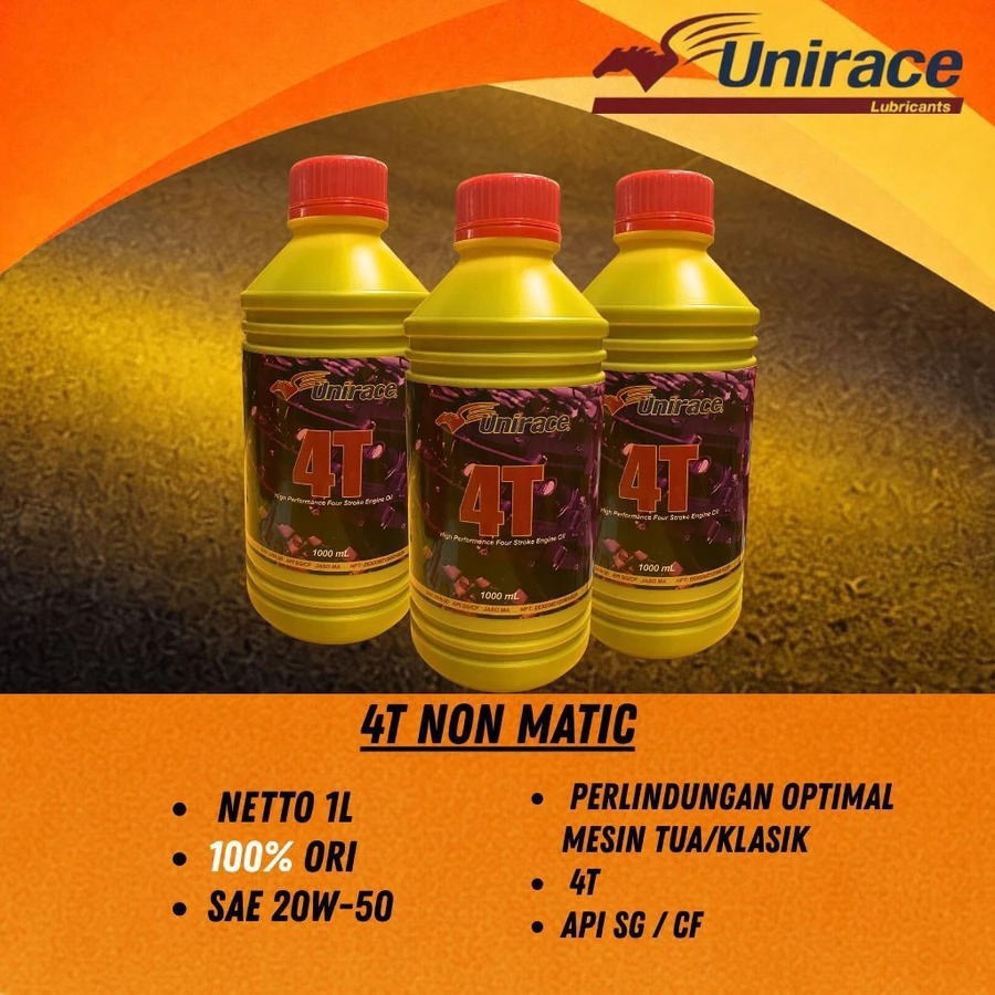 Oli Mesin Motor Unirace 4T 1000 ML